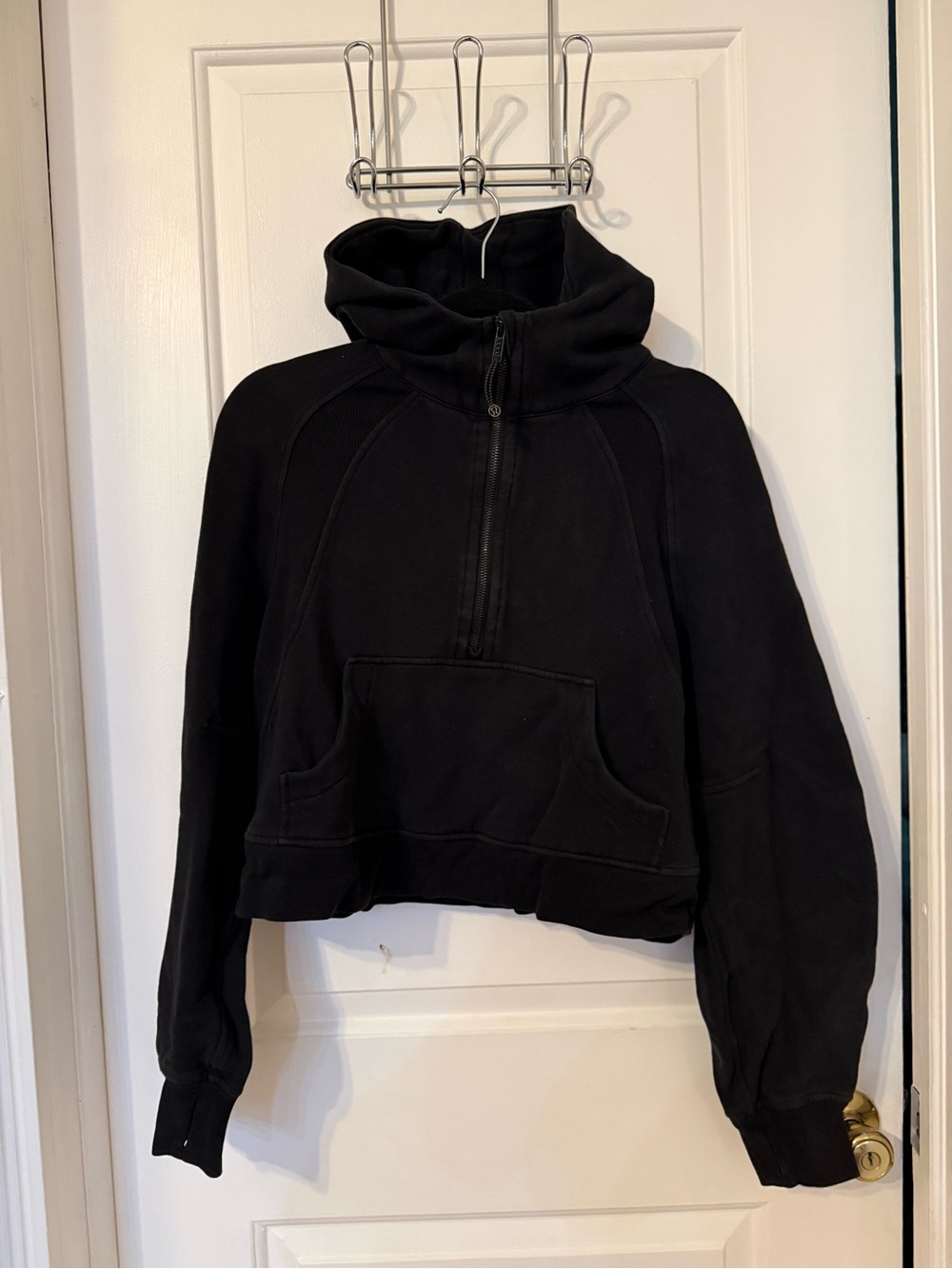Lululemon Scuba Oversized Half-Zip Hoodie Black